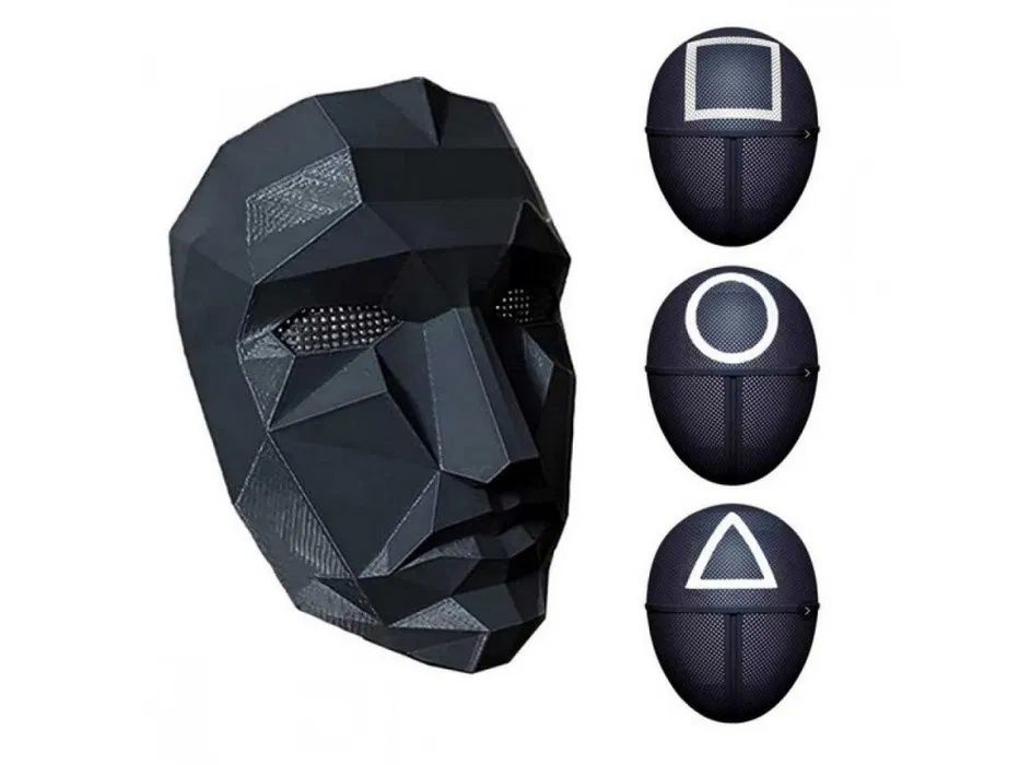 Маски з фільма "Гра в Кальмара"/Squid Game/ в ассортименті.