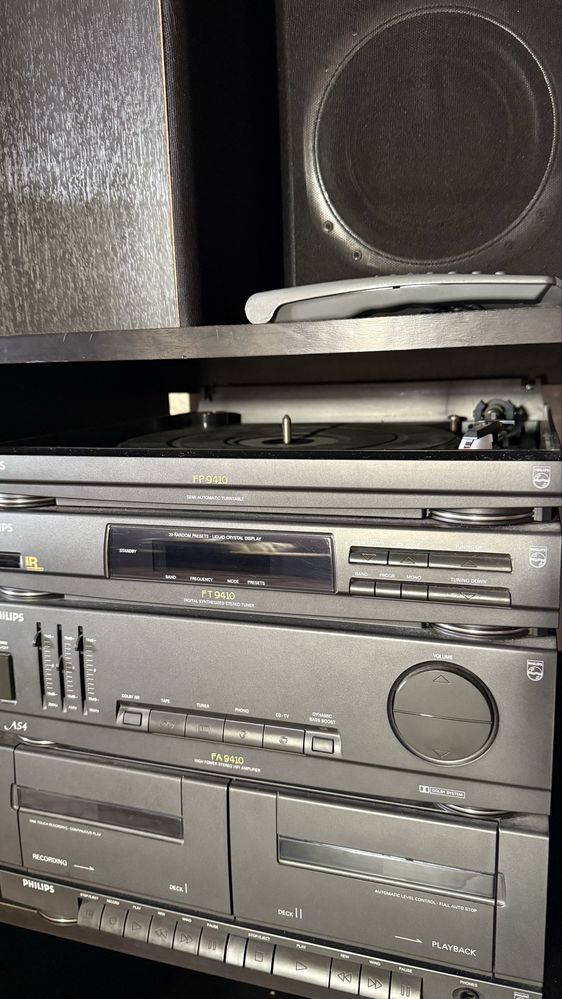 Aparelhagem Philips AS4 com colunas e comando
