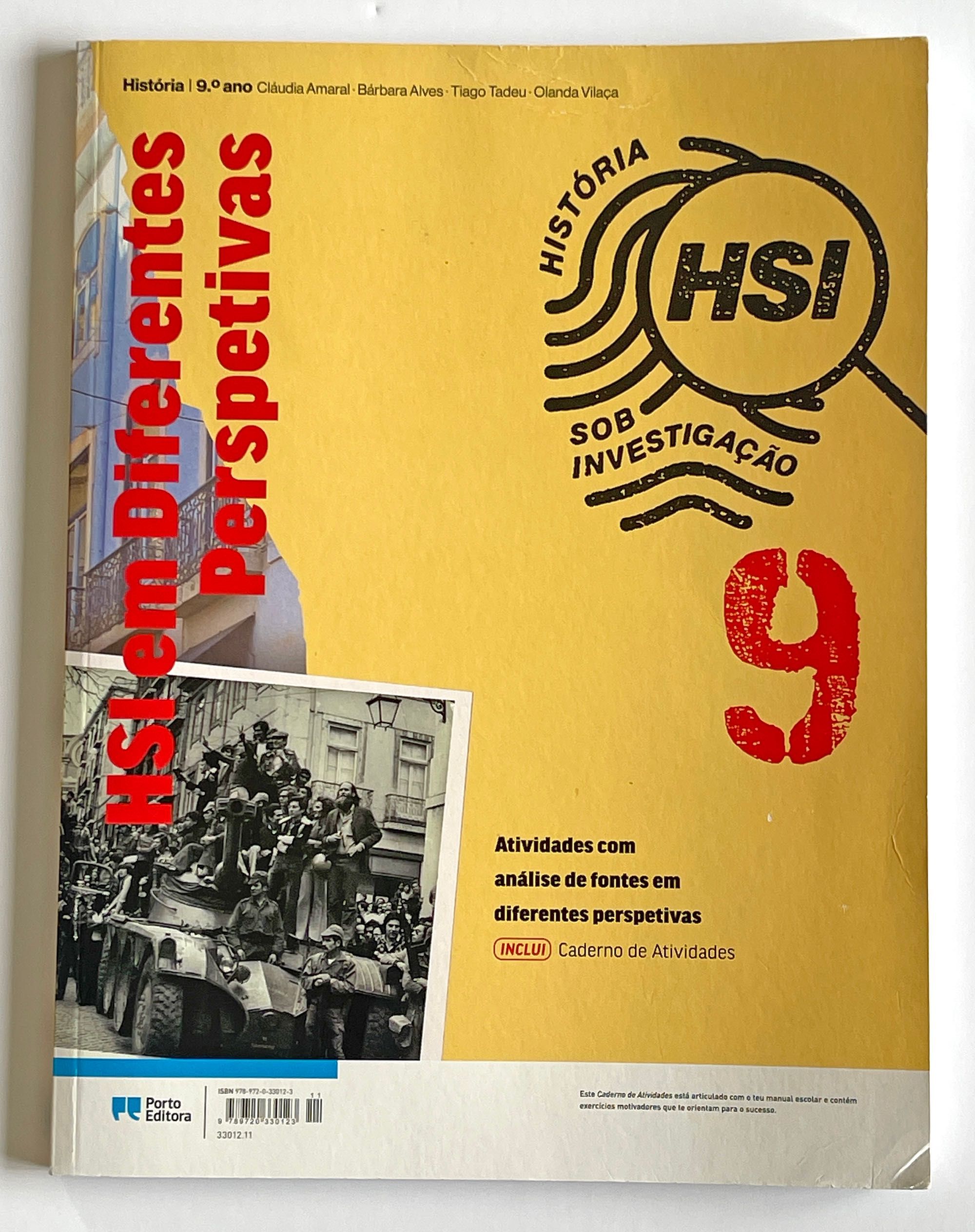 Caderno atividades Historia 9.º