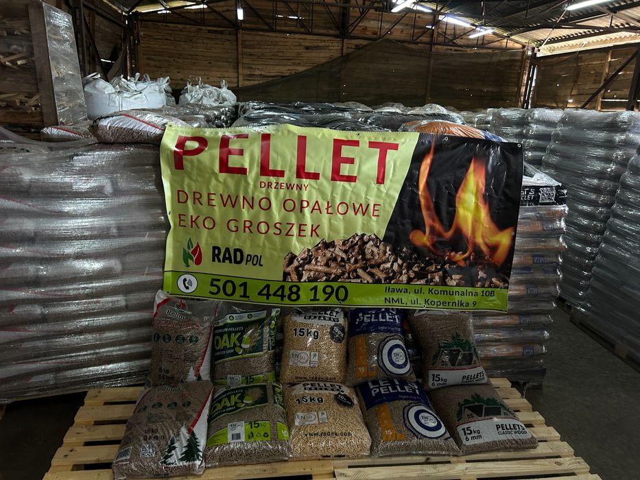 Pellet drzewny Dębowy , Sosnowy,Dębowy A1EN PLUS