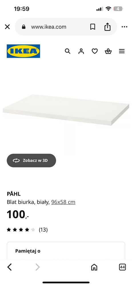 Biurko pahl z nadstawka i krzeselko jules