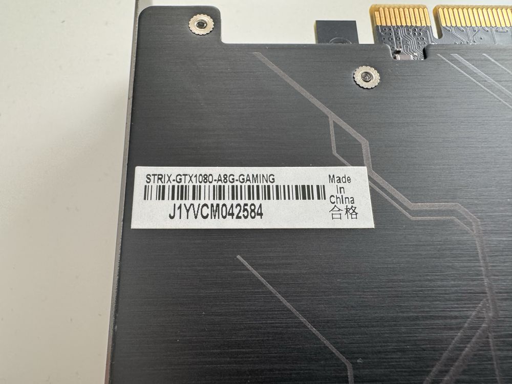 Karta Graficzna ASUS GeForce GTX 1080 Strix Advanced 8GB GDDR5X