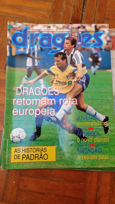 Revistas antigas Dragões (1991)