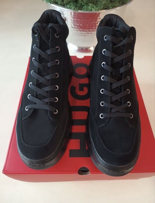 HUGO мужские ботинки, замша, оригинал.