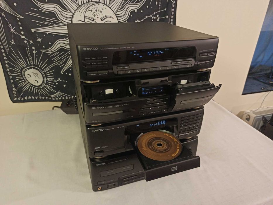 Wieża zestaw Kenwood A-45 DP-950 X-45 T-85L