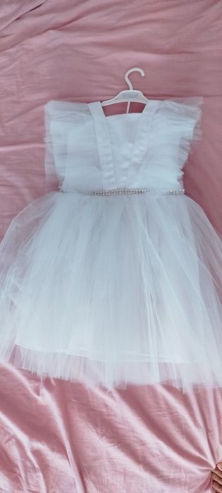 Сніжинка, сукня з фатину для дівчинки