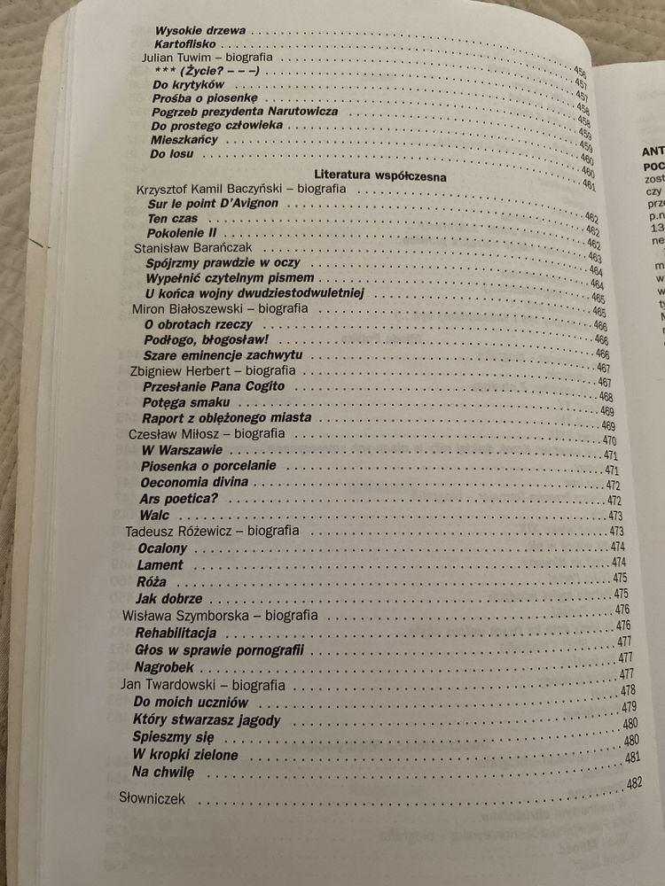 GREG Opracowania lektur i wierszy - liceum, technikum