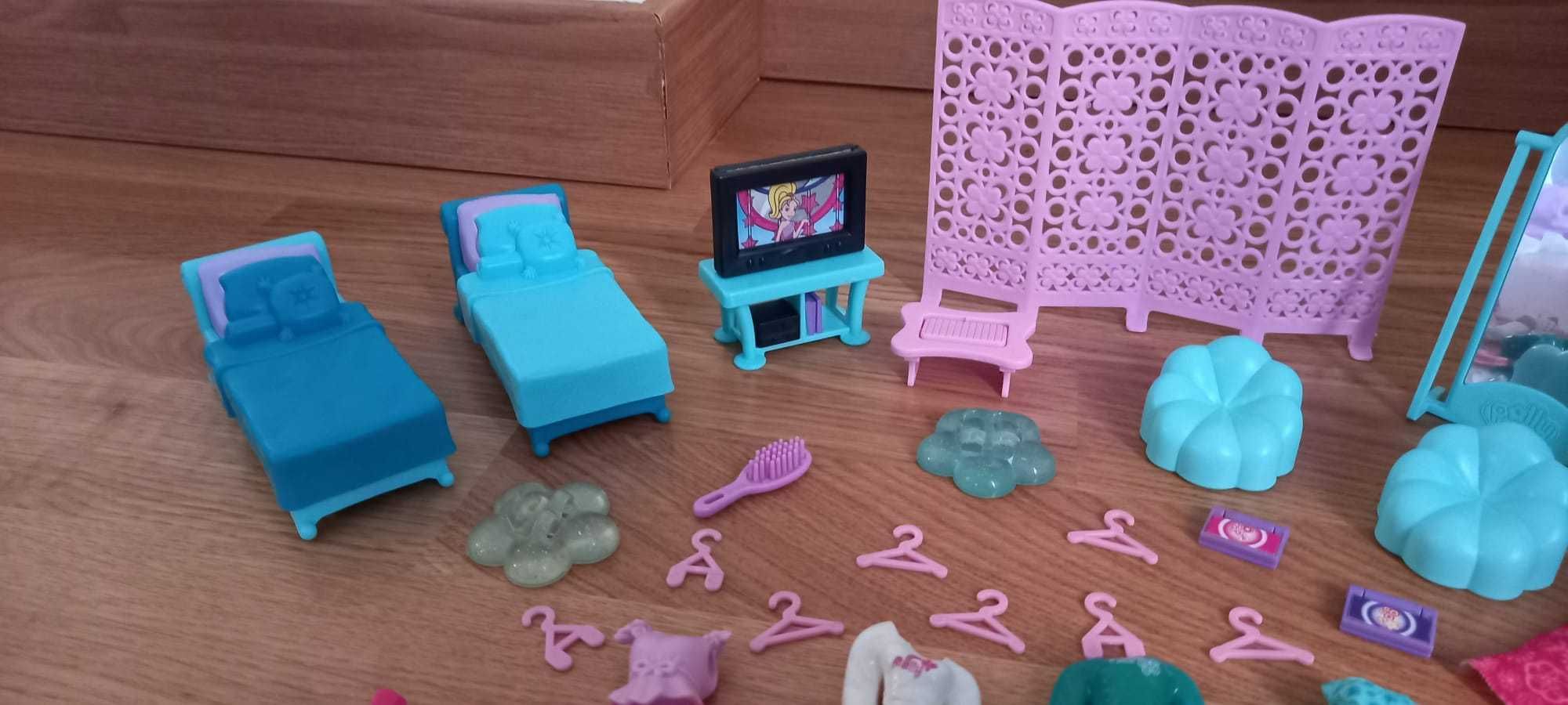 Conjunto Polly Pocket - 2 bonecas + roupas + acessórios