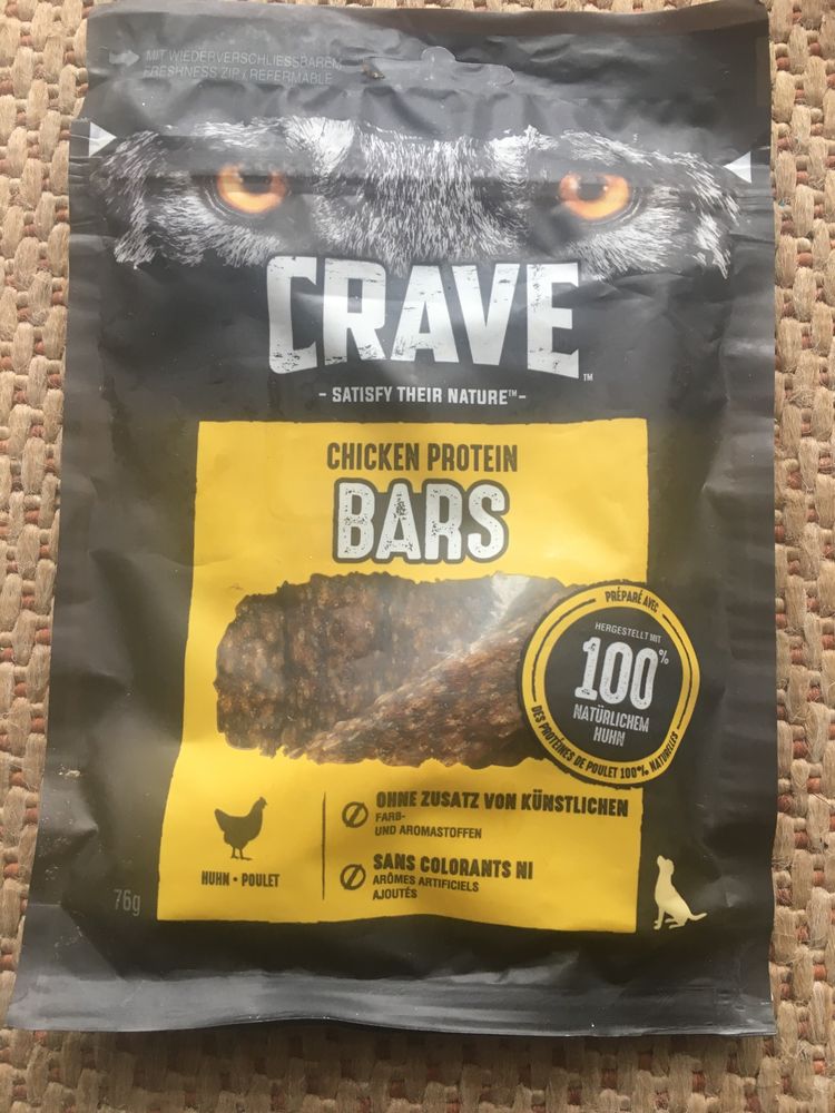 Crave bars przysmaki batony proteinowe dla psa 76g