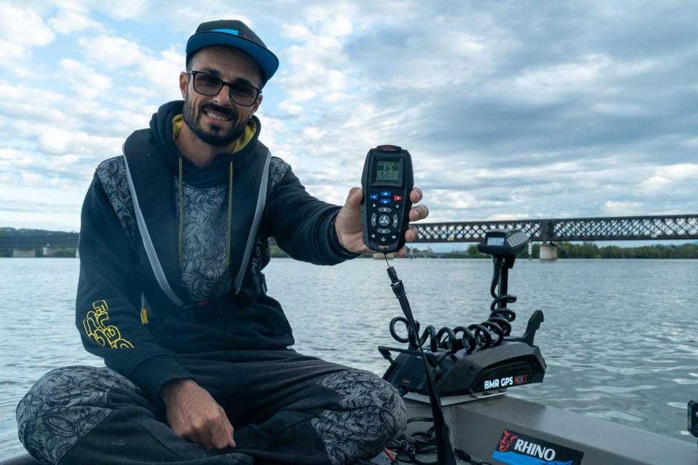 Silnik Dziobowy GPS największa moc 12V/65lbs trasy tempomat kotwica