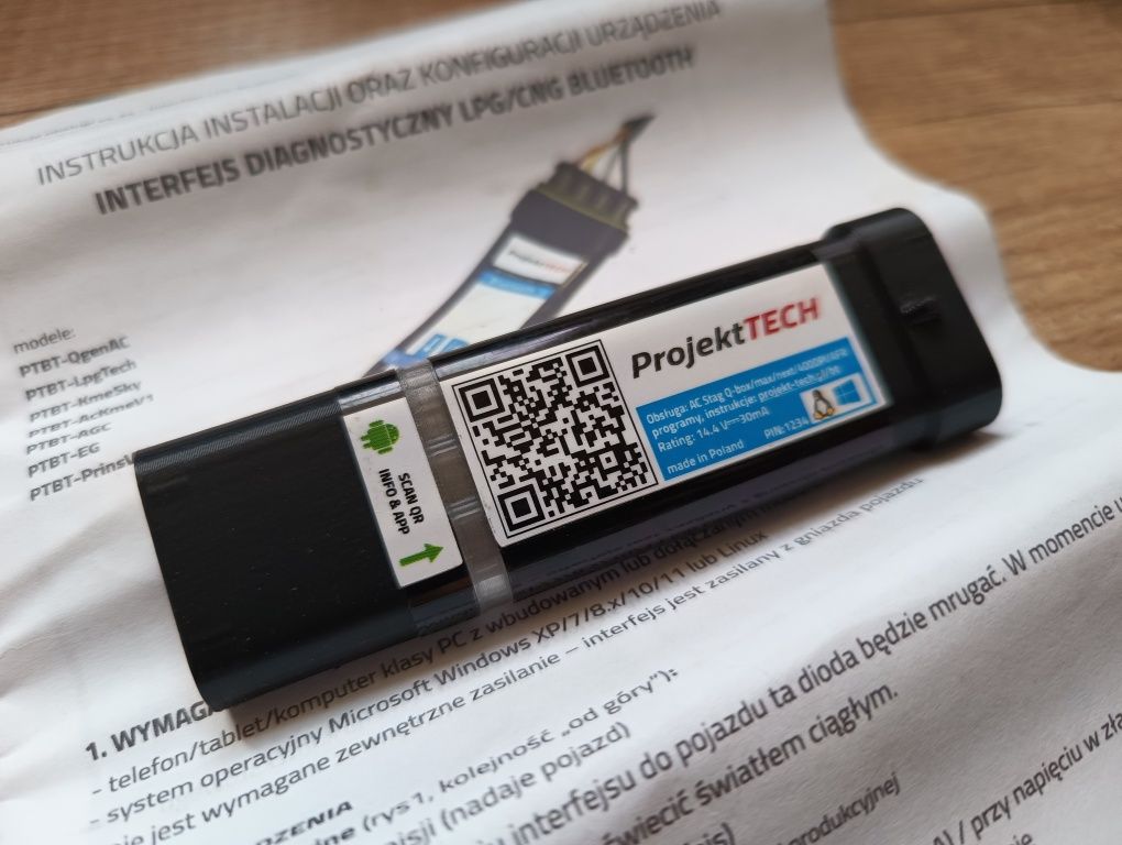 Bezprzewodowy Interfejs LPG Bluetooth STAG Q-box Q-next Q-max