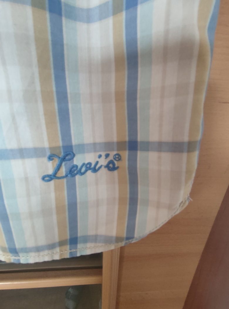 Elegancka męska koszula w kratę Levi's rozm. L