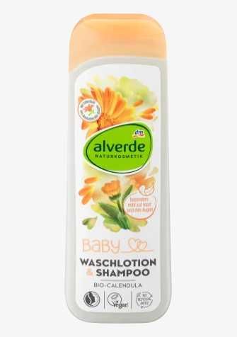 Alverde Baby Waschlotion-Shampoo Bio-Calendula 250 ml шампунь дитячий