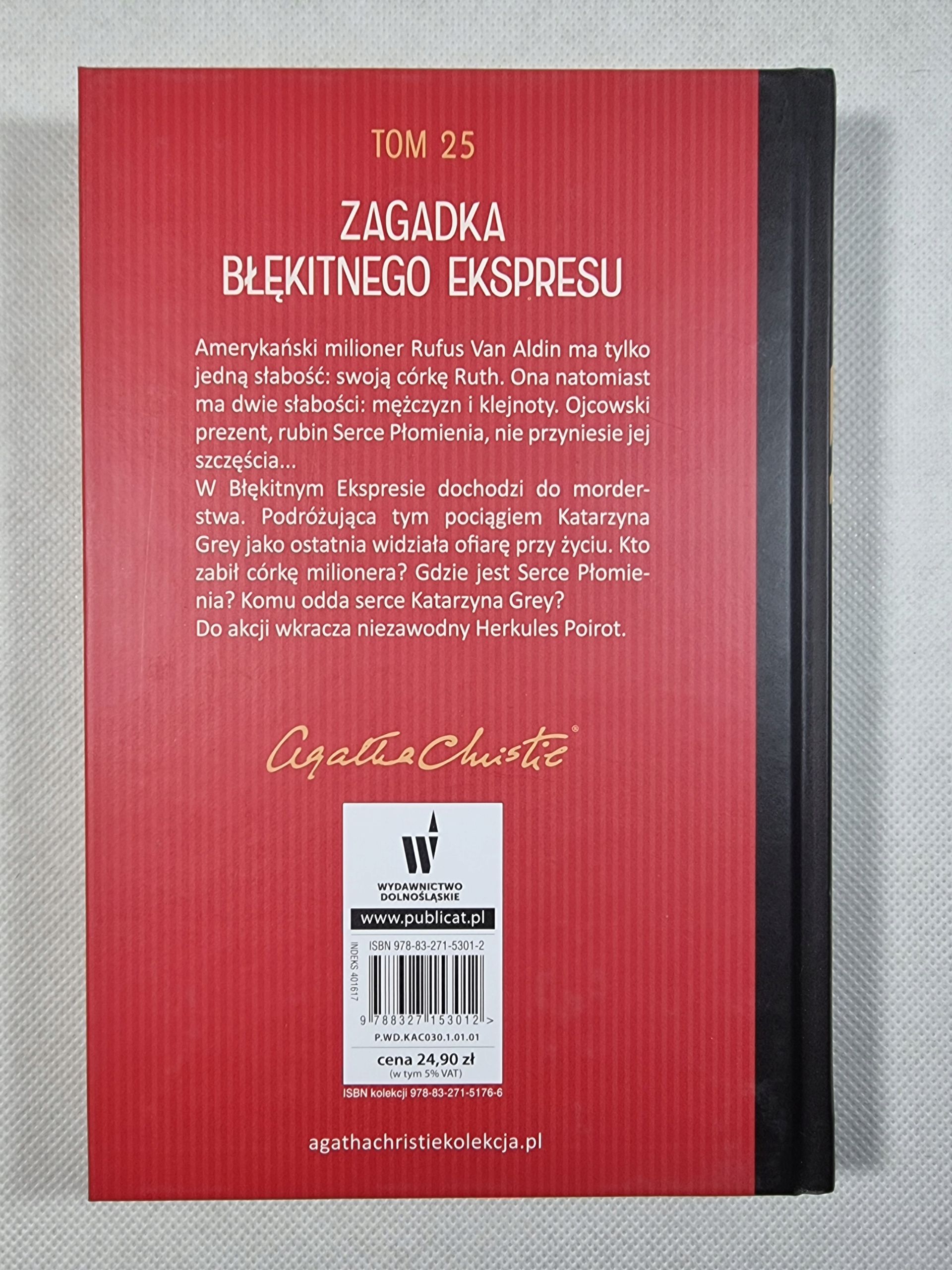 Zagadka Błękitnego Ekspresu / Tom 25 / Agatha Christie