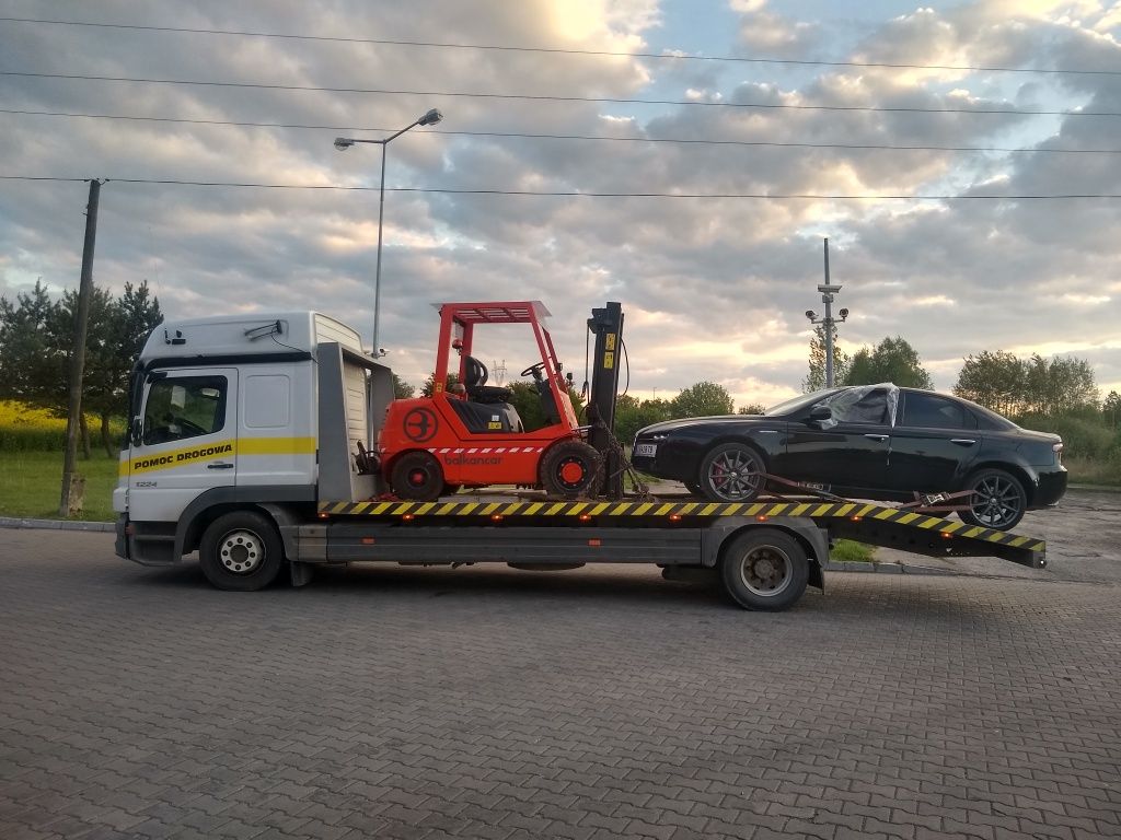 Transport materiałów sypkich patelnia wywrotka wanna wapno kamień żwir