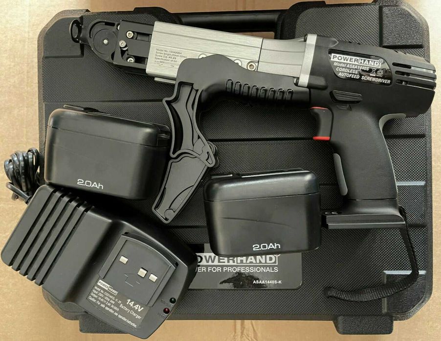 Aparafusadora para pladur automática Powerhand Berbequim Bateria 14,4V