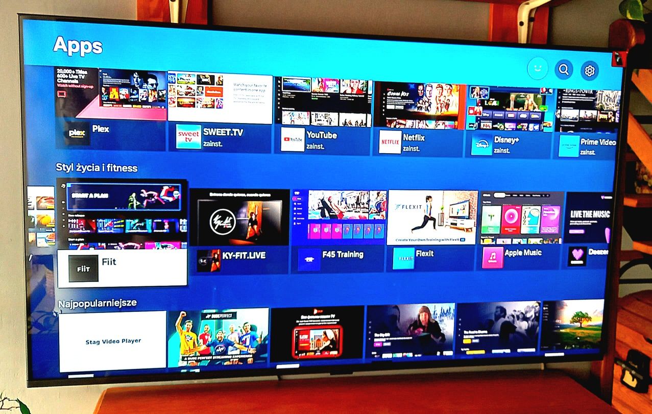 smart 4K 2024r SAMSUNG 55 cali QE55Q77DAT  wifi bluetooth 12 mc gwar