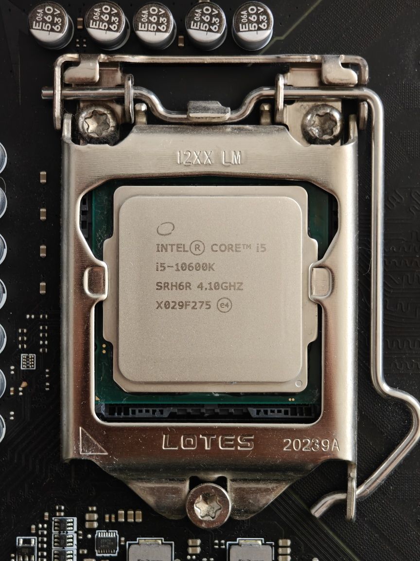 Procesor i5-10600k + MSI Z490 GAMING PLUS