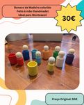 Brinquedo de Madeira Montessori