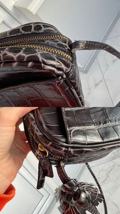 Шкіряна сумка zara