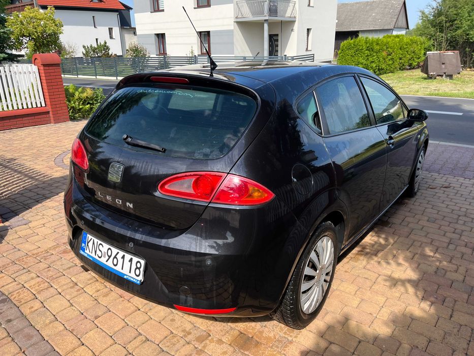 Seat Leon 1.6-Benz-120KM-2008rKlimaAbsElektKraj Fvat ZAMIANA