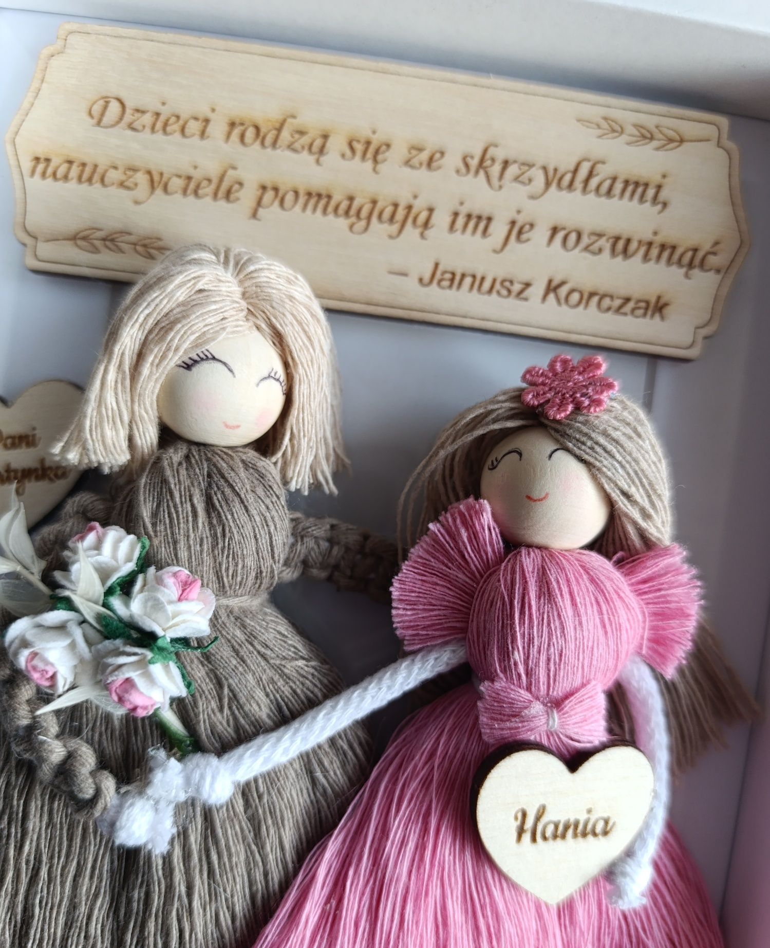 Ramka podziękowanie nauczycielki dzień nauczyciela zakończenie roku