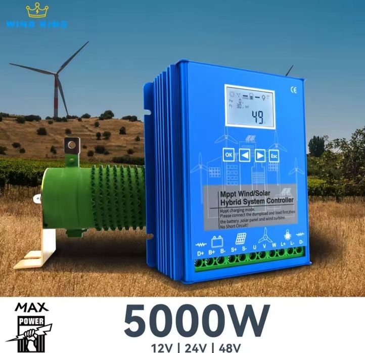 Контролер заряду 5000 w MPPT 12/24/48 Вт