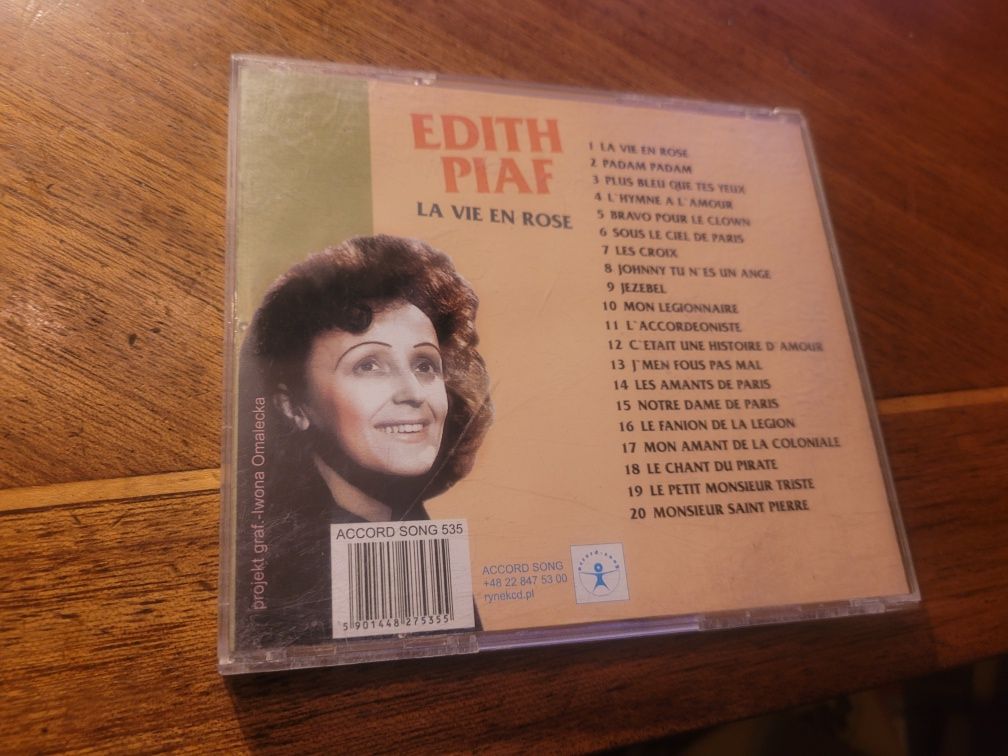 CD Edith Piaf La Vie En Rose Accord Song 535 Poland
