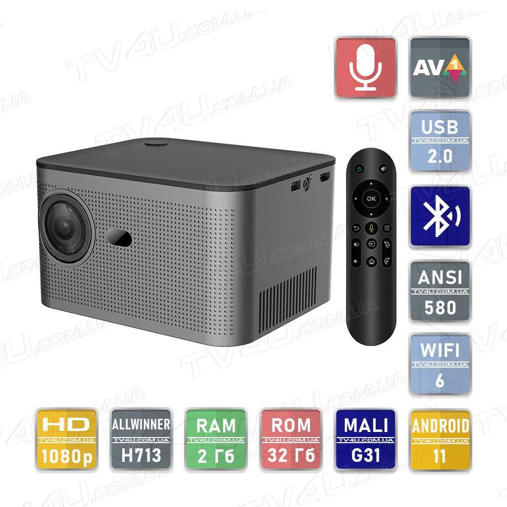Мультимедійний смарт проектор Magcubic HY350 1080P 2/32 Гб 580 ANSI