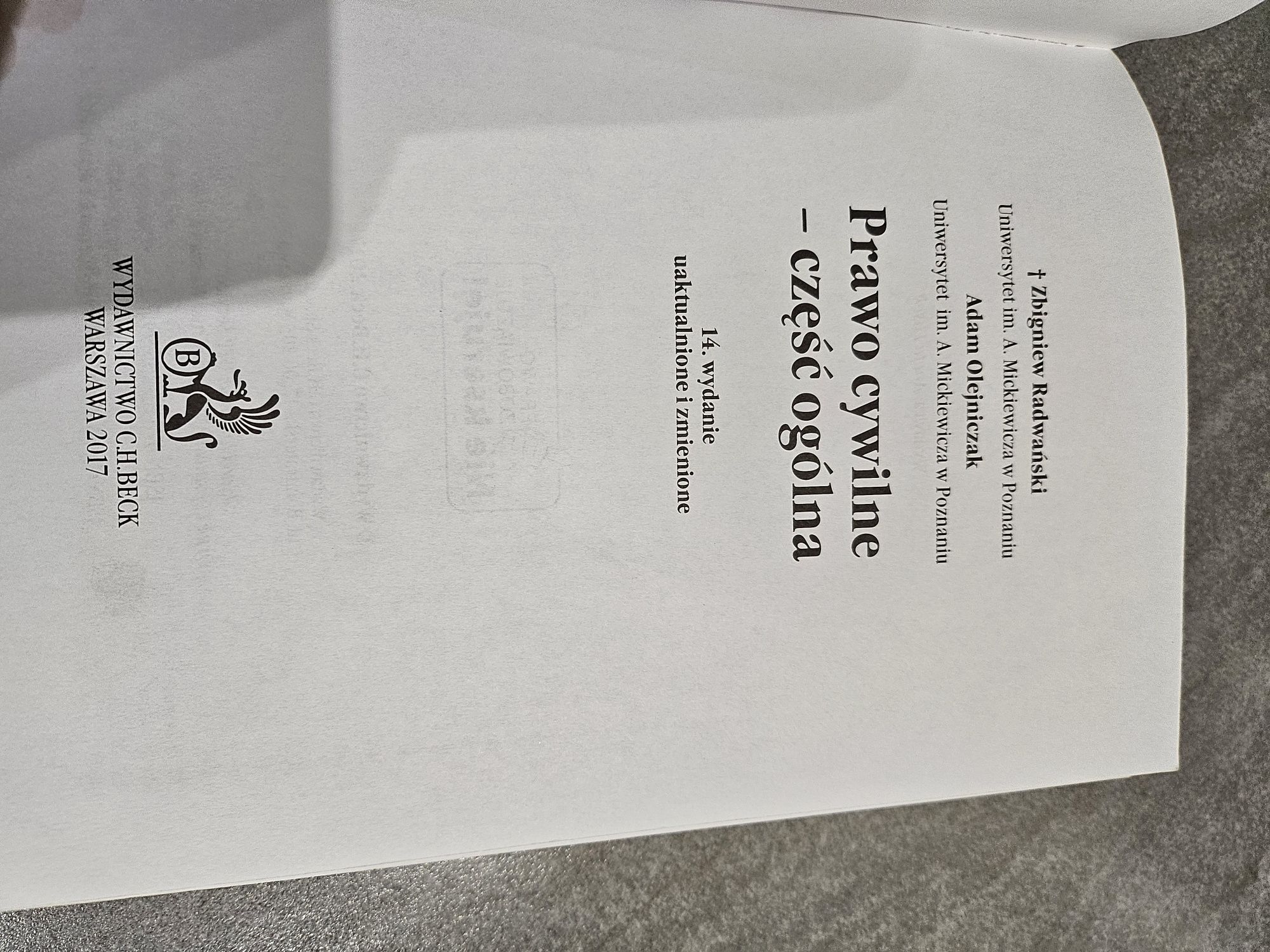Prawo cywilne ‐ część ogólna C.H.Beck