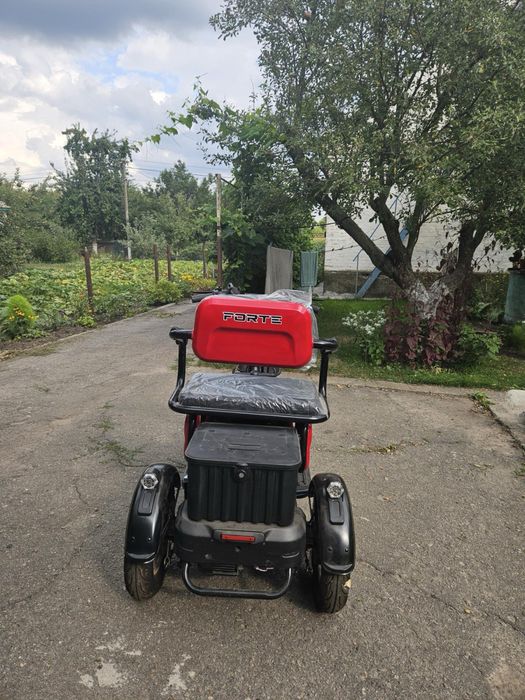 Триколісний Електроскутер FORTE S1 Red