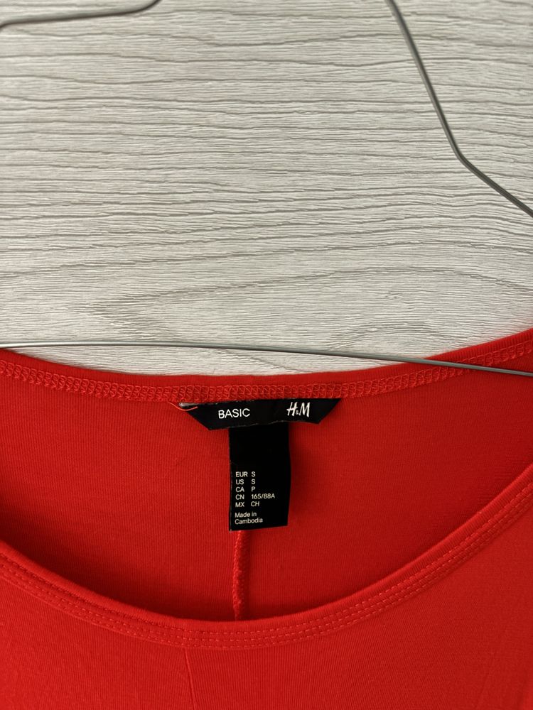 Sukienka świąteczna czerwona przebranie Mikołaj mikołajowa H&M s