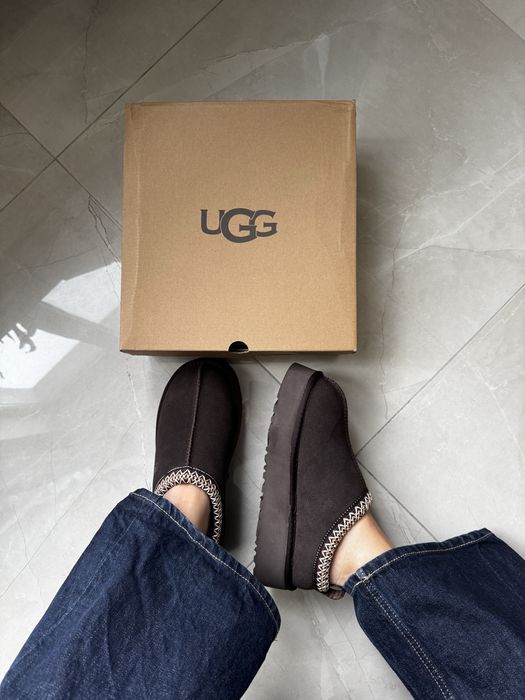 Ugg Tasman Brown, коричневі угг тасман,тапки угги,ugg tazz 38(24,5)
