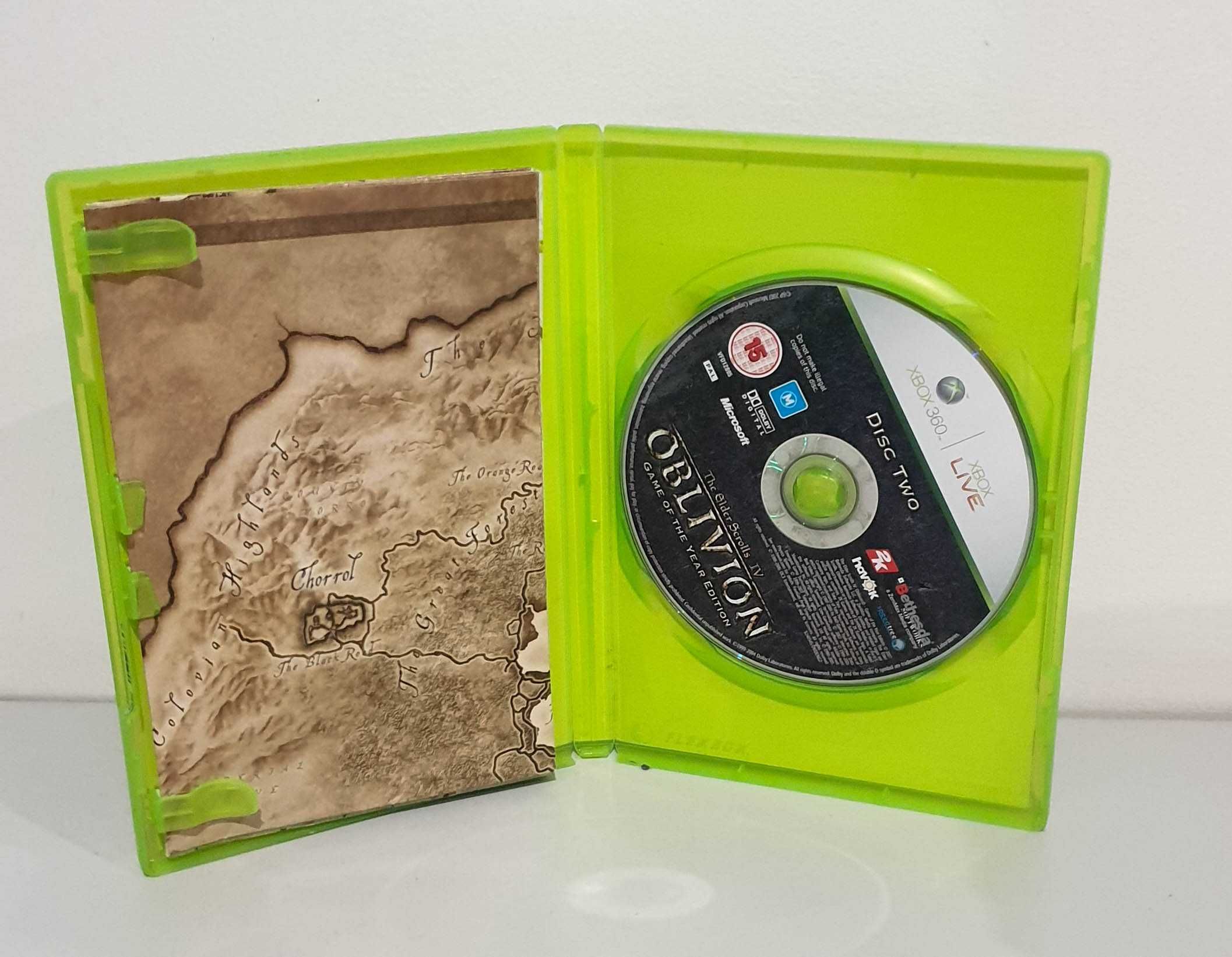 Gra Elder Scrolls IV: Oblivion Xbox 360 GOTY UNIKAT Mapa 2xDVD