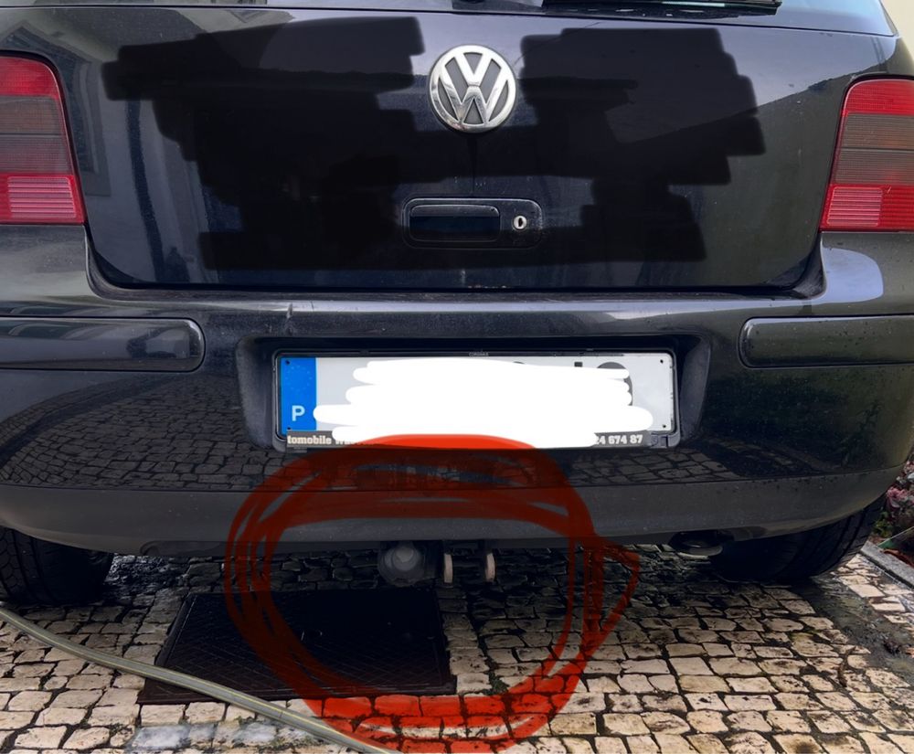 Gancho guincho jaeger bola roboque kit cablagem vw golf 4