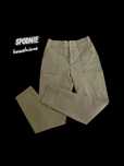 Khaki spodnie jeansowe