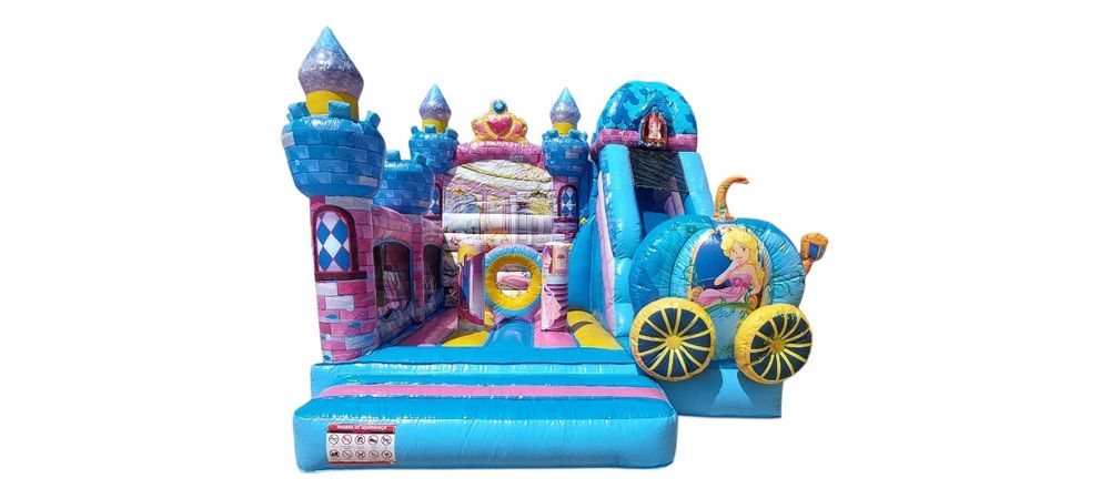 Insuflavel USADO À VENDA – TEMA DAS PRINCESAS | Lobitos Insufláveis