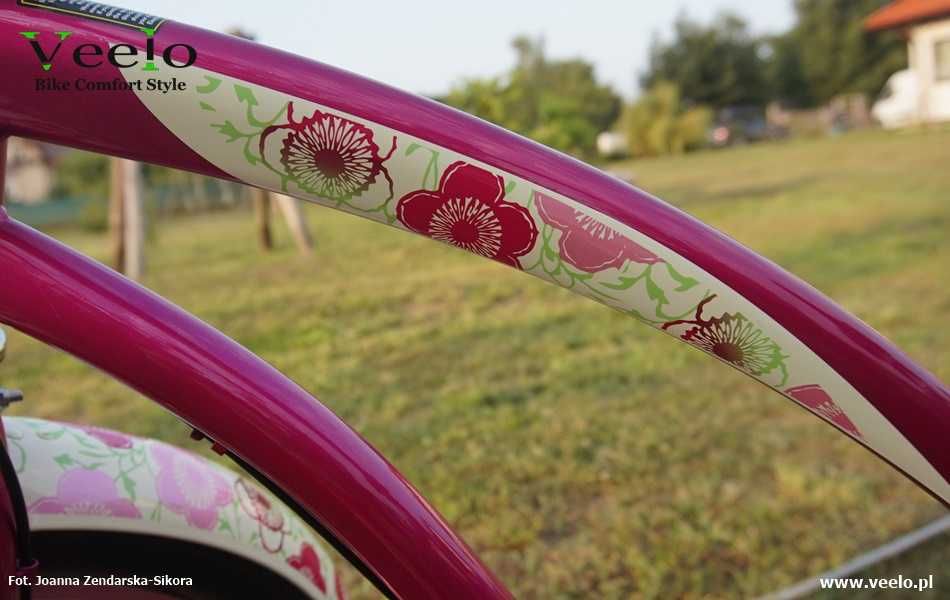 Rower Electra Cruiser Flowers Pink