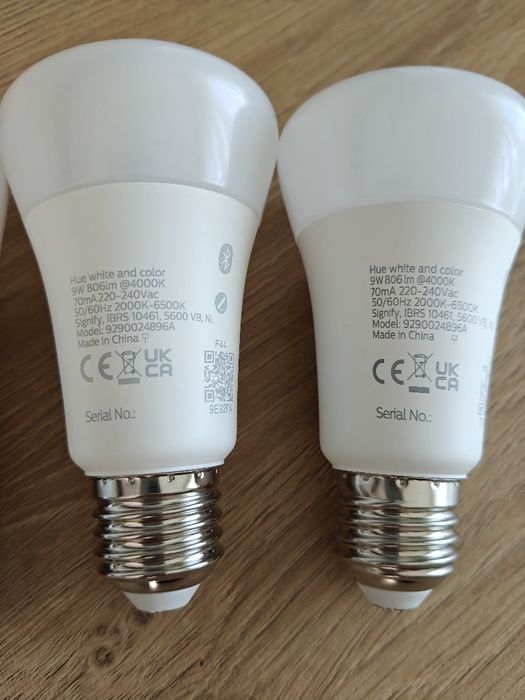 Hue White and Color 9W E27 Nowy zestaw żarówek