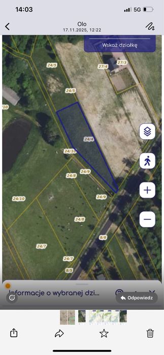 Działka na sprzedarz(bez pośrednika)3000m2