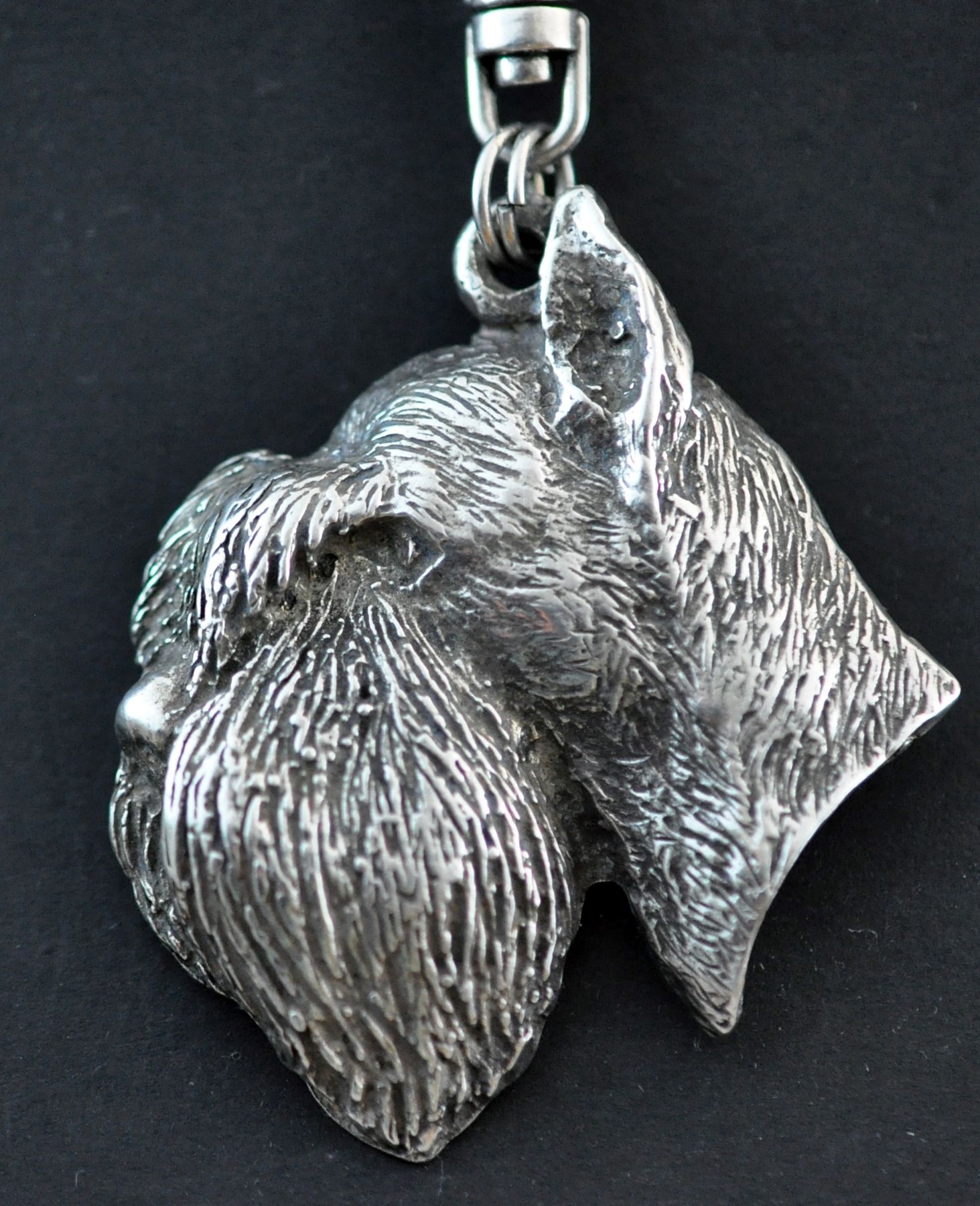 Sznaucer brelok posrebrzany Art-Dog