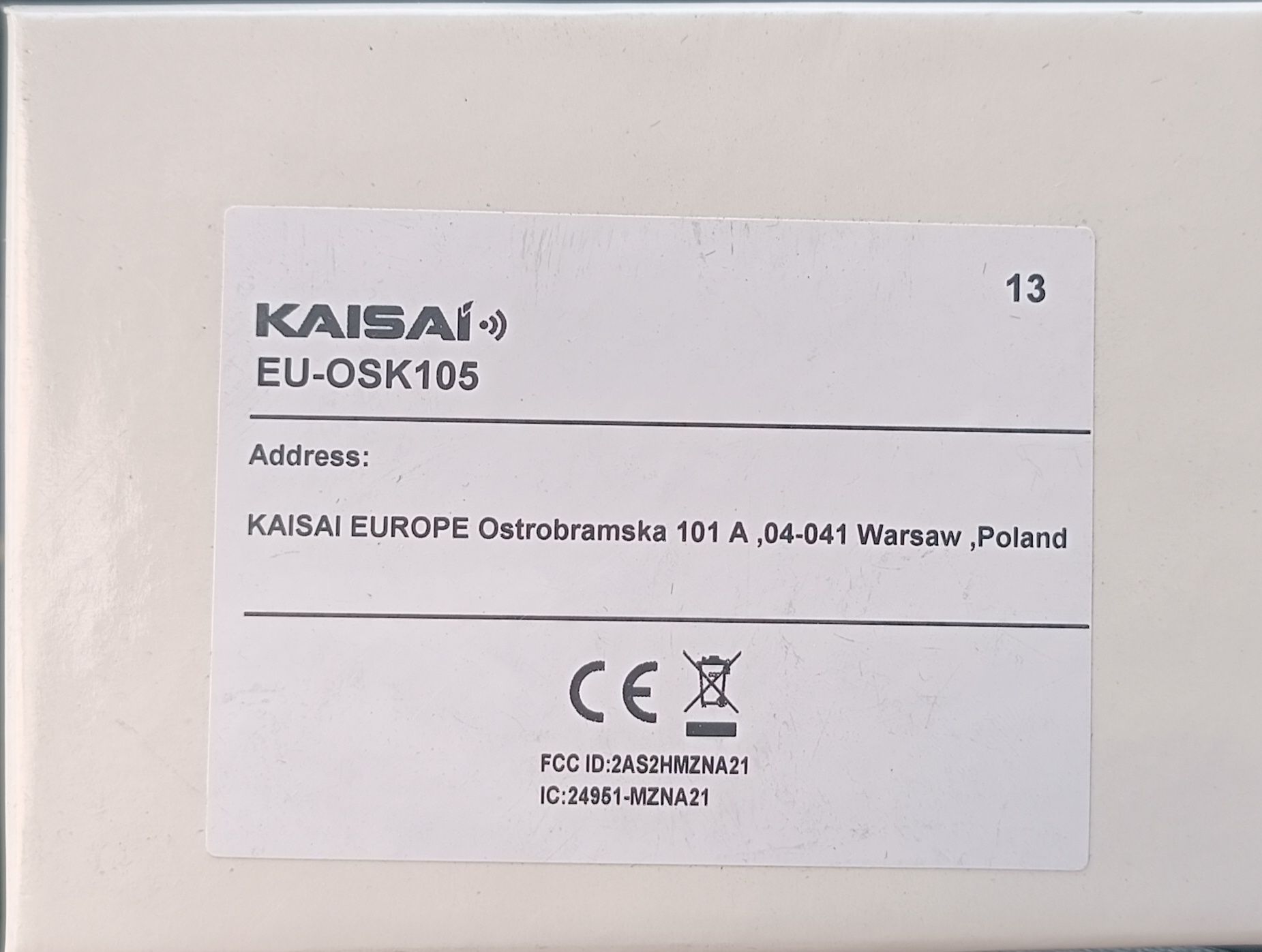 Moduł Wi-Fi klimatyzacja Kaisai