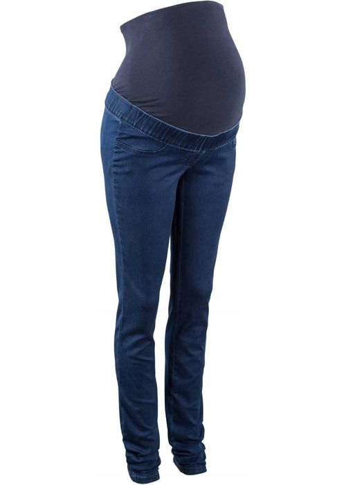 B.P.C jeansy ciążowe granatowe ^48