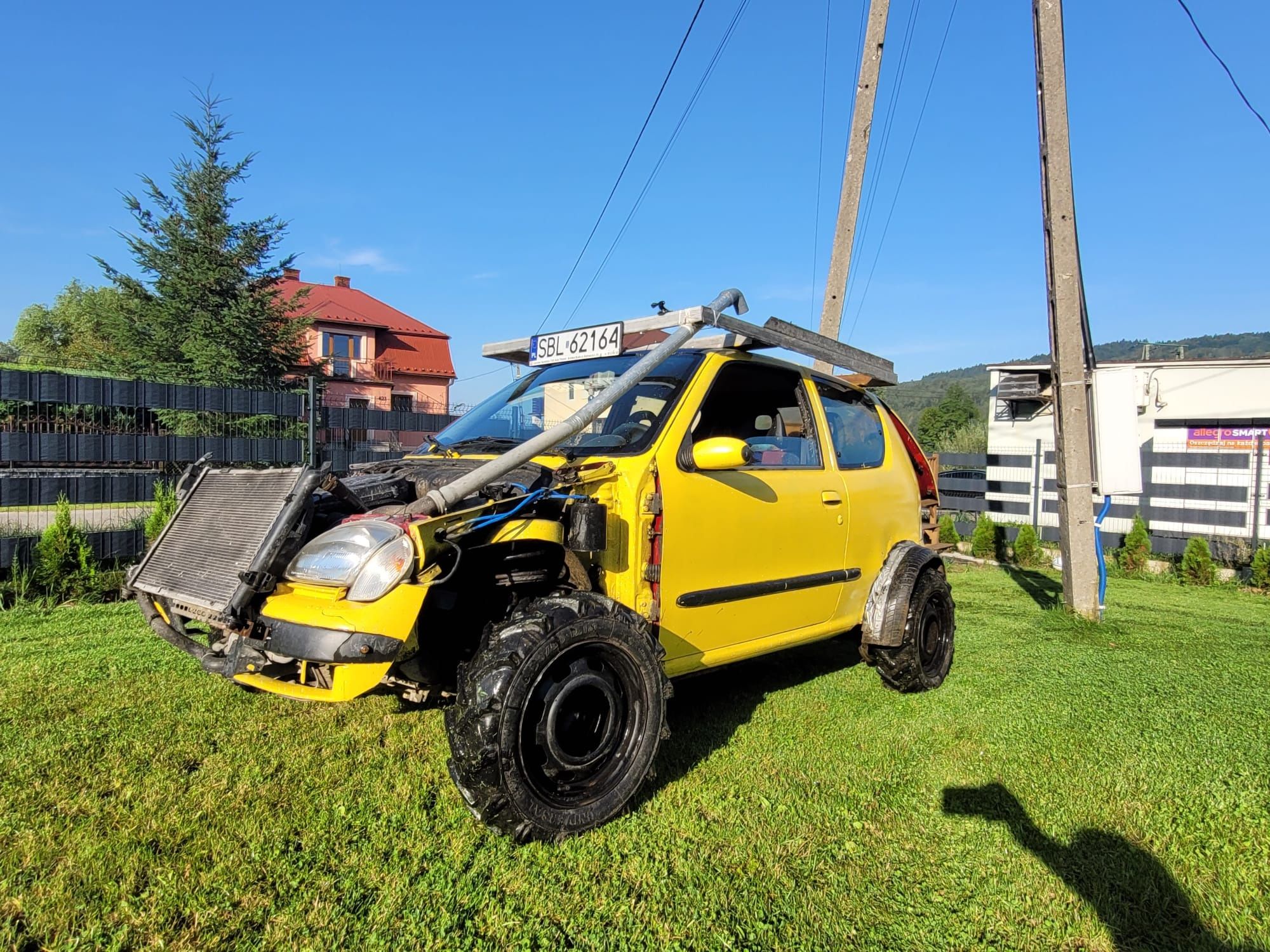 Fiat Seicento terenowy górskie wyprawy 2000 rok