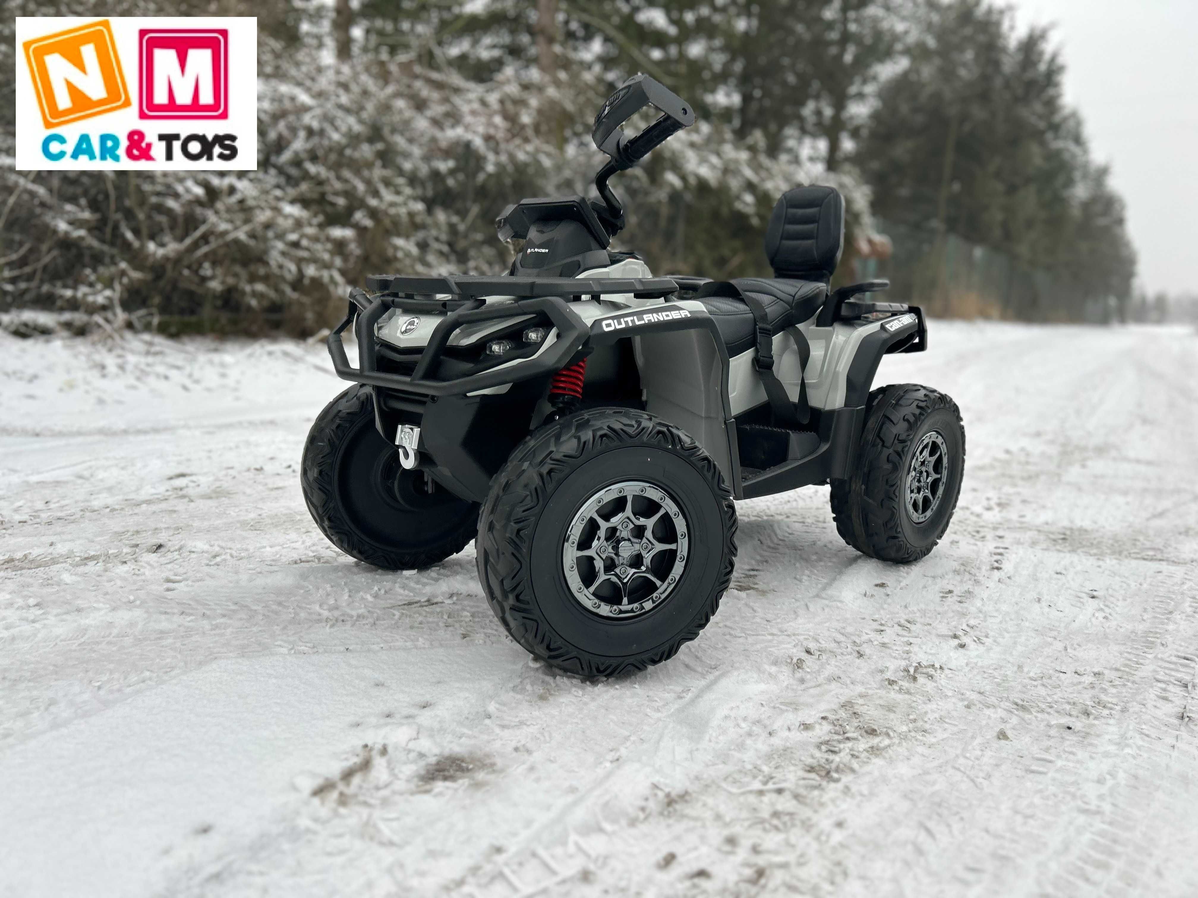 Quad Outlander 800W 24V 4x4 AUTO akumulator elektryczny 2os. dzieci