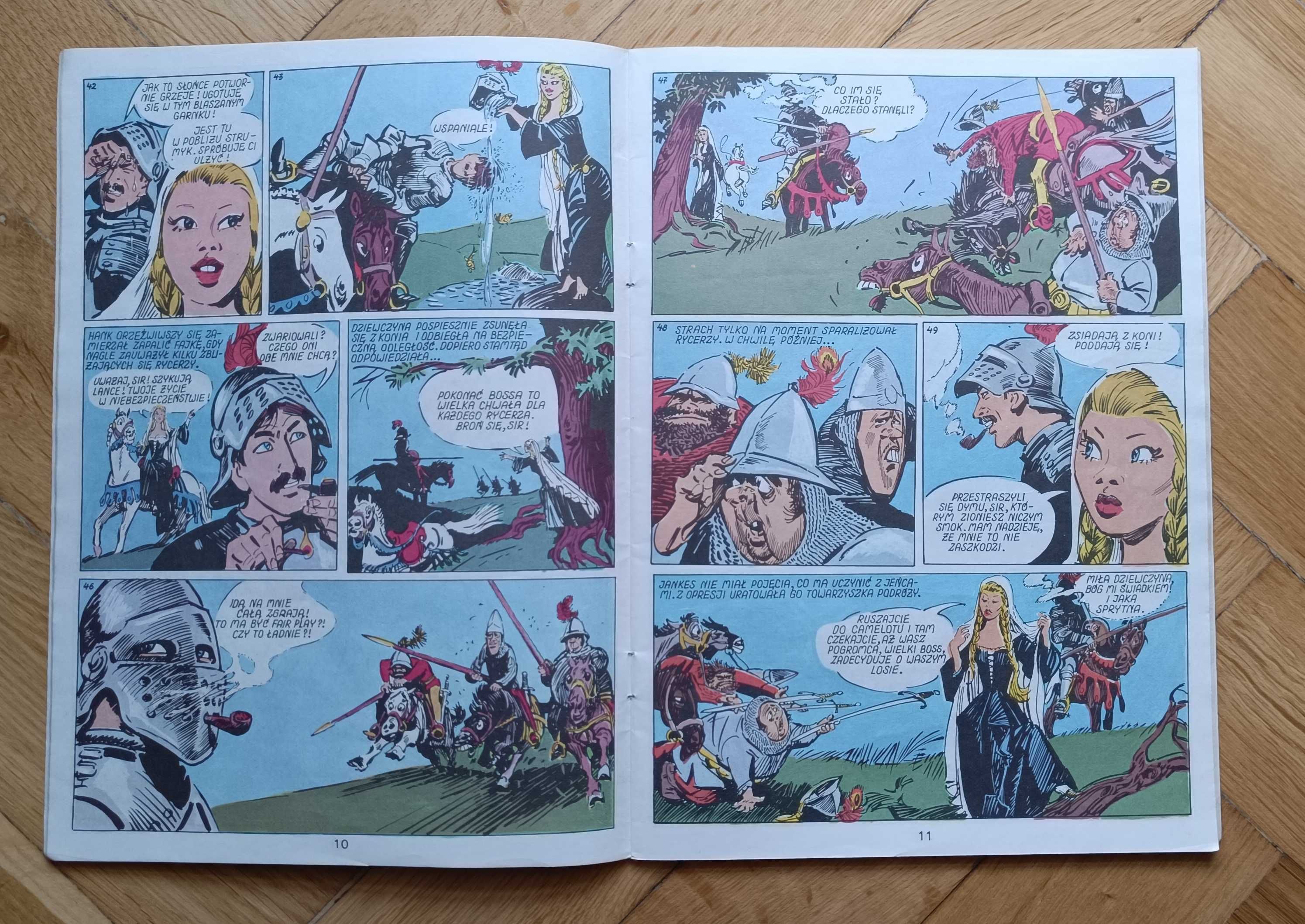 Komiks Jankes na dworze Króla Artura -Horvath - Mark Twain