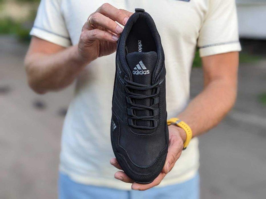 Чоловічі весняні кросівки із натуральної шкіри ТЕРРЕКС кроссовки мужск