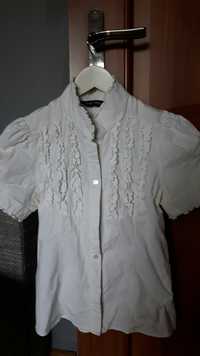 Elegancka biała bluzka w rozmiarze 38