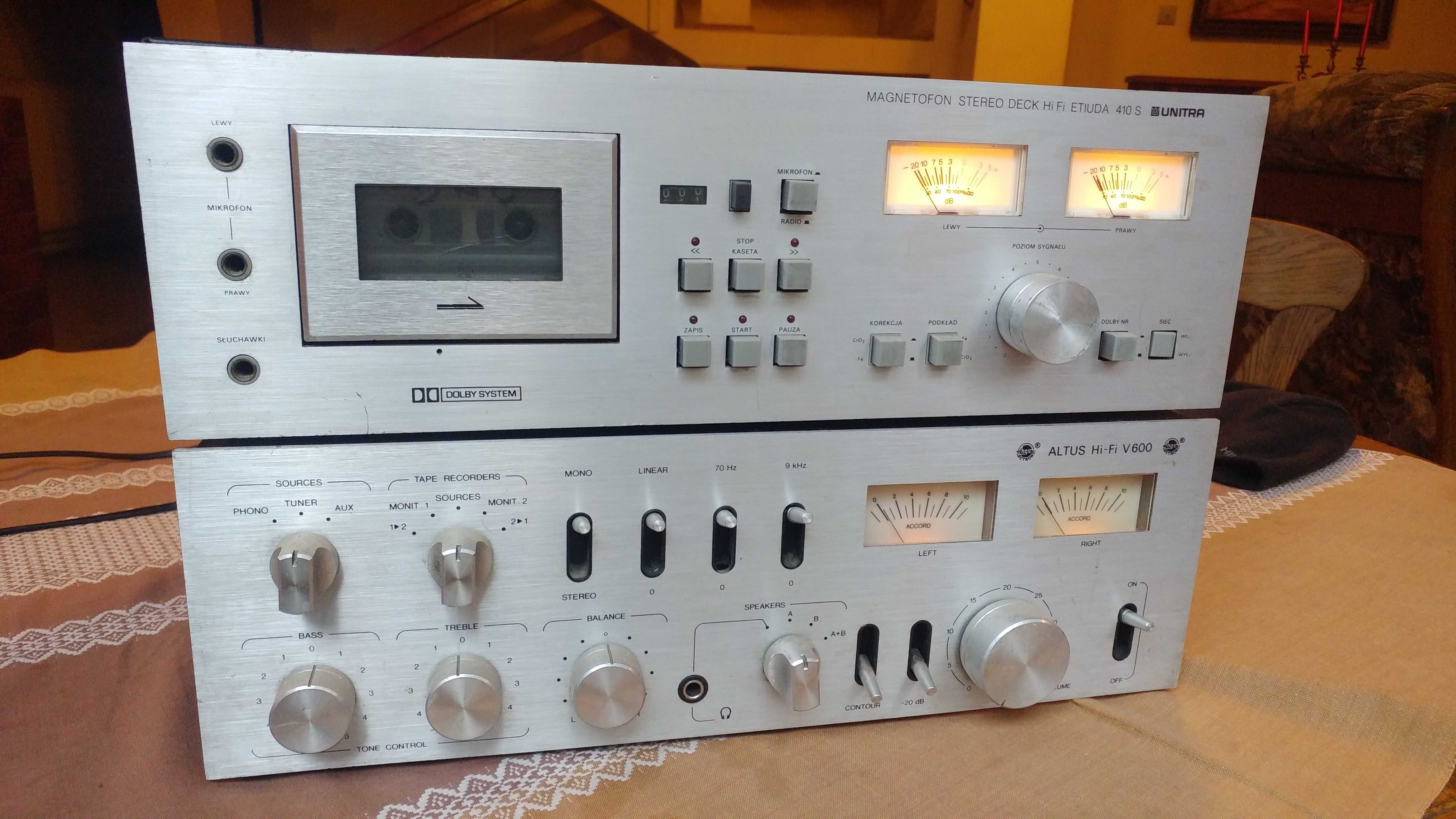 Wzmacniacz Altus Hi-Fi V 600. 2 x 65 W. Wersja eksportowa