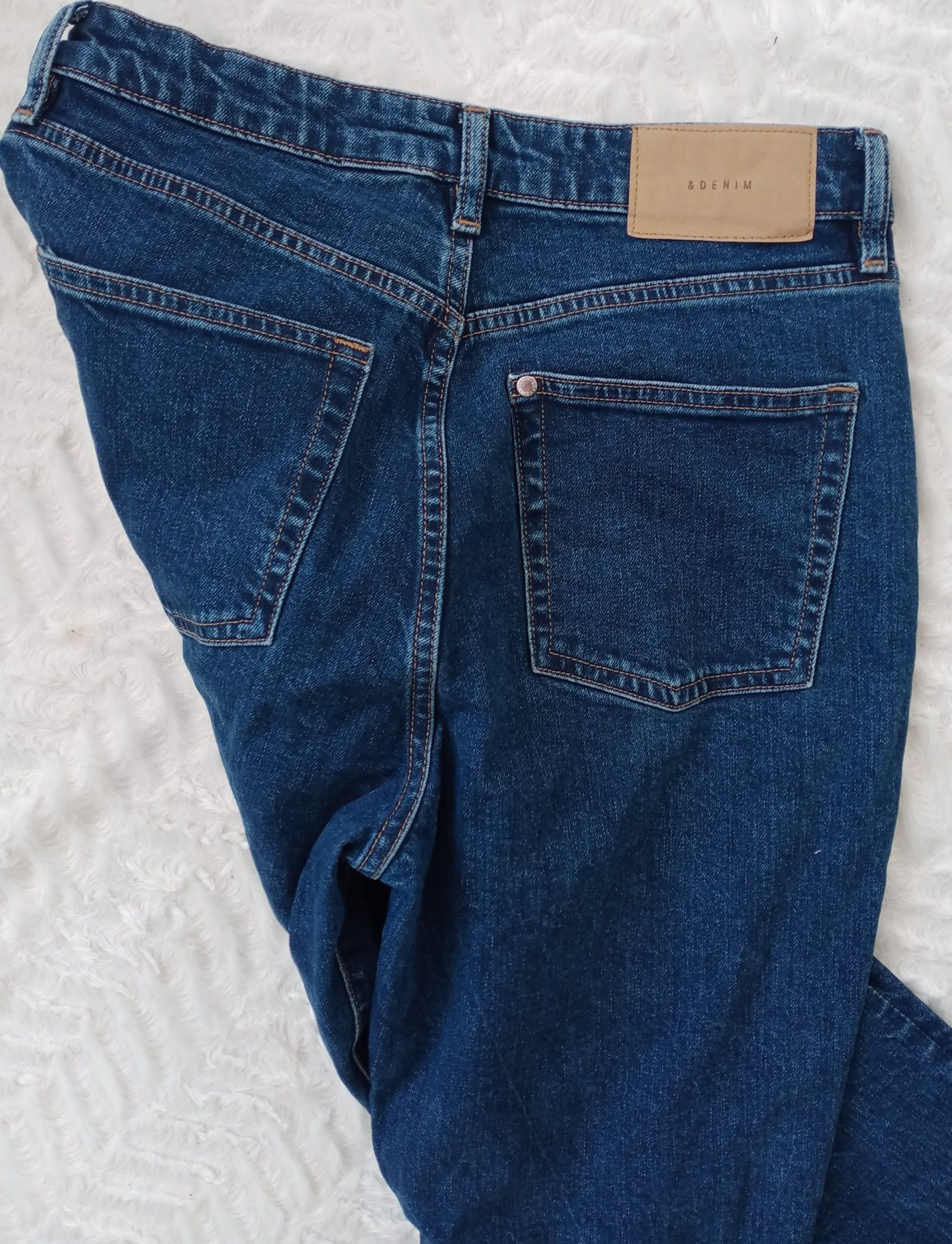 Jeansy h&m mom jeans ultra high waist rozmiar 38